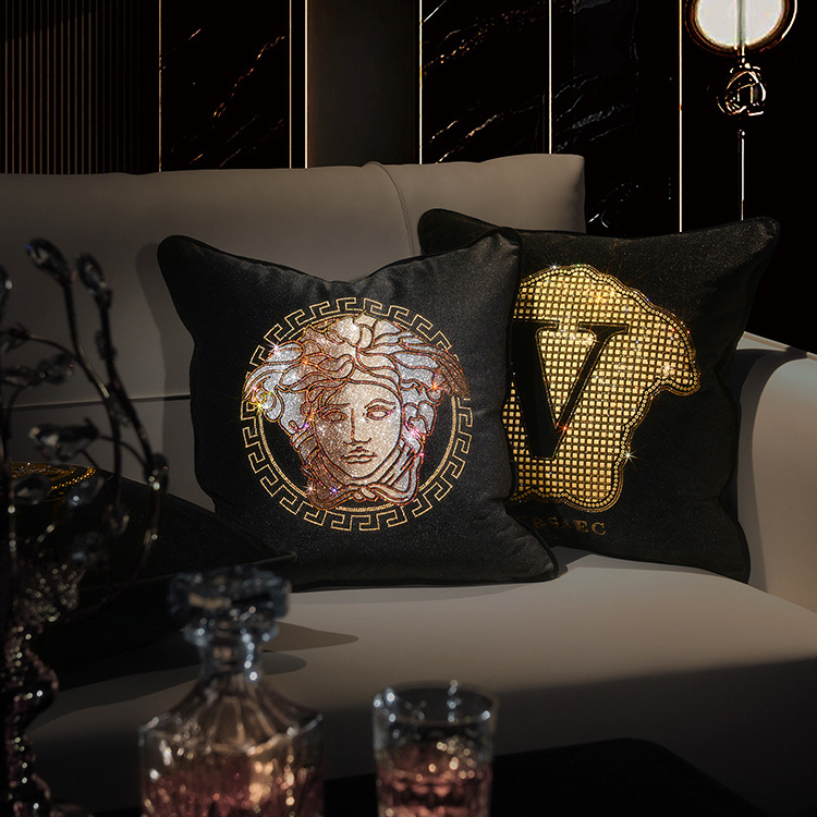 European velvet hot diamond Cushion cases cushion cover