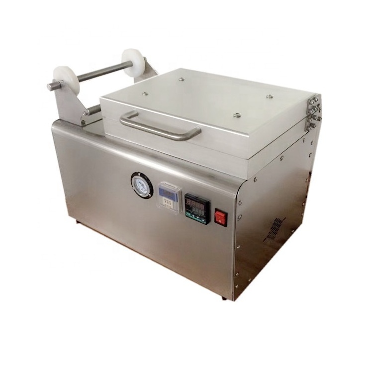 Table tope Meat Cheese Food Mini Vacuum Skin Packing Machine