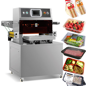 modified tray sealer fresh air make food keep fresh meat mutton sausage packing machine vacuum packaging