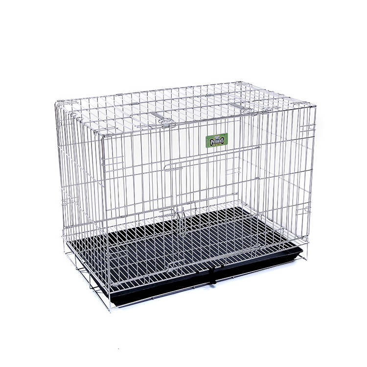 Heavy Duty Solid Metal Wire Large Dog Kennel Crate Pet Cage