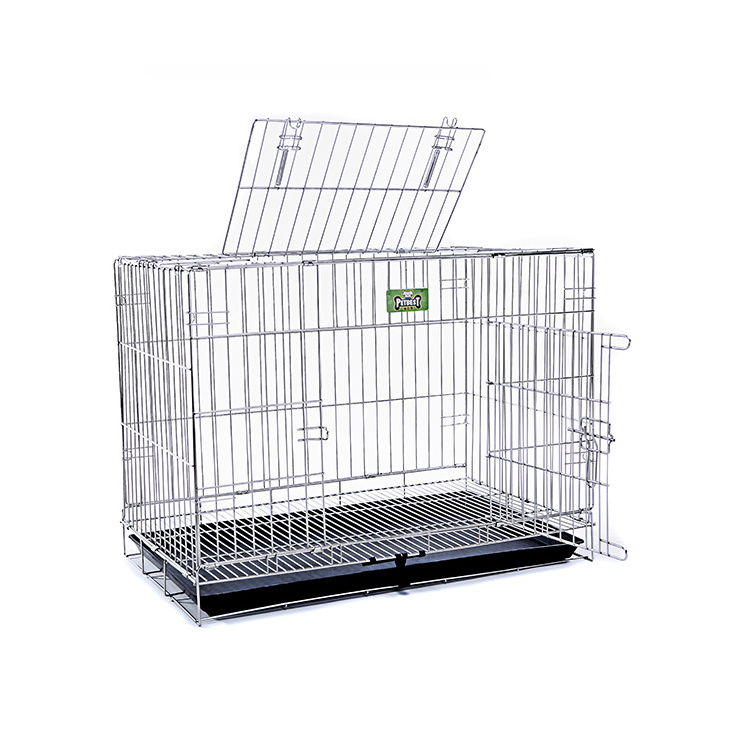 Heavy Duty Solid Metal Wire Large Dog Kennel Crate Pet Cage