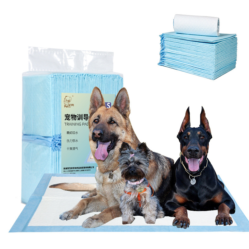 Odor control leakproof high absorbency custom printed pet doggy dog pee pads puppy training pad 45x60cm for small