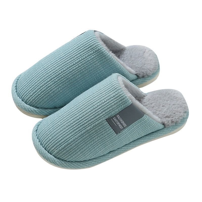 Winter Autumn Plush plush Stretch Fabric Sponge comfortable home slippers