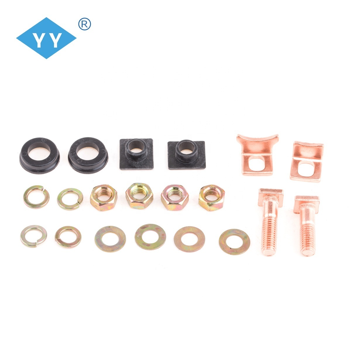 Repair Service Kits 1.0-2.2kw Starter motor solenoid parts copper contact