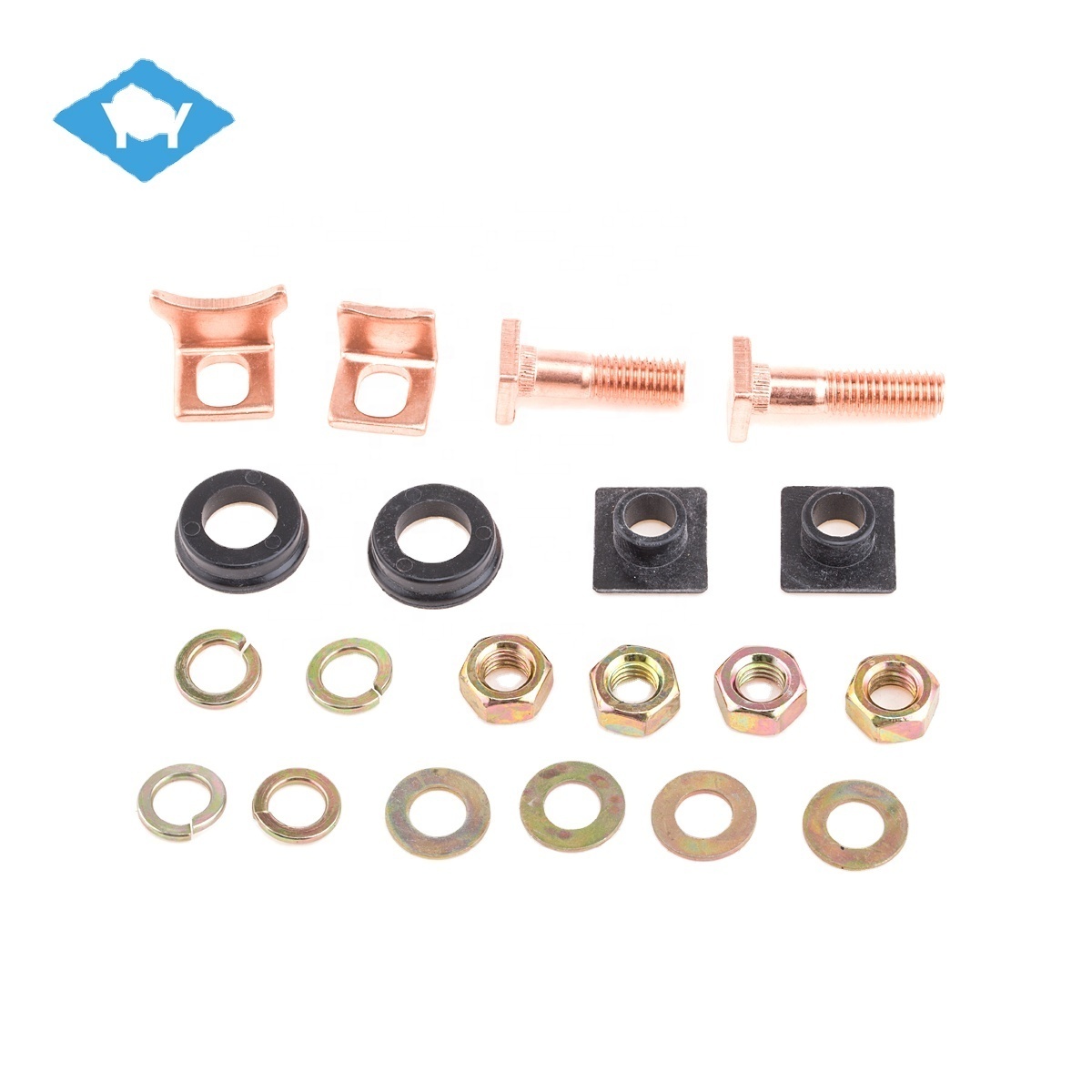 Repair Service Kits 1.0-2.2kw Starter motor solenoid parts copper contact