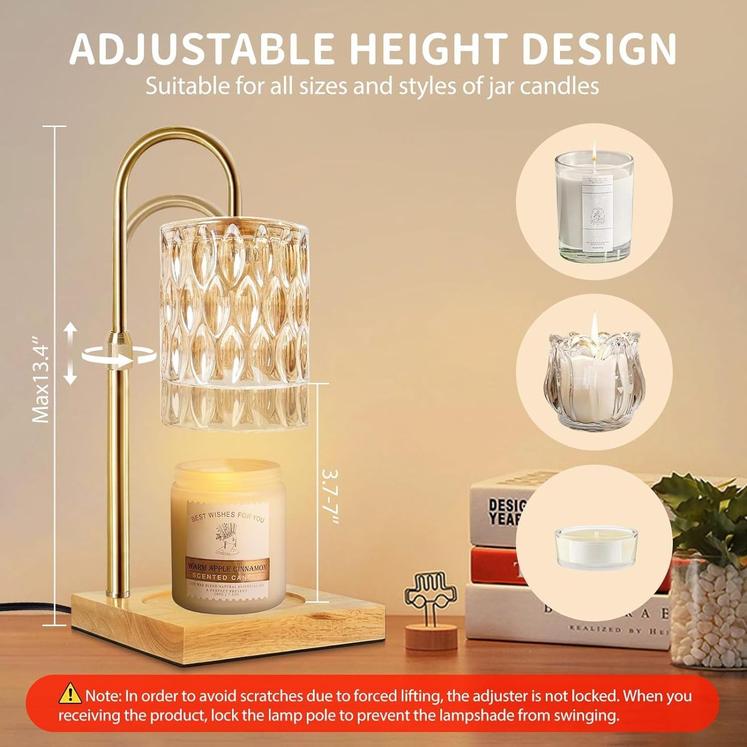 America Retro Style Lamp Electric Candle Warmer Cage Warmer Best Homes Gardens Wax Oil Tart Warmer Holder Essential Burner