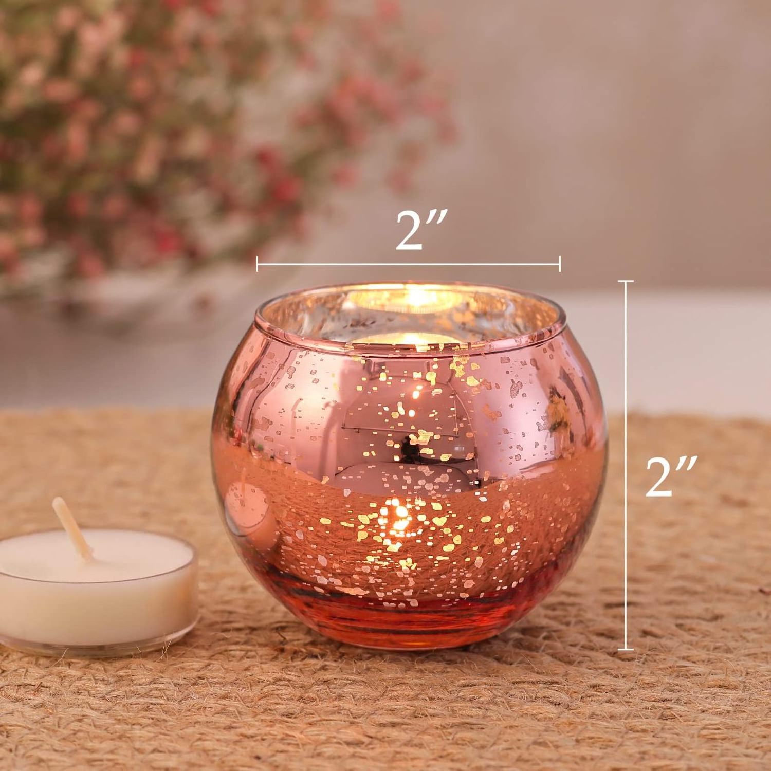 Clear Votive Candle Holders for Table Centerpieces Round Glass Tealight Candle Holders clear crystal Bulk for Wedding Decor