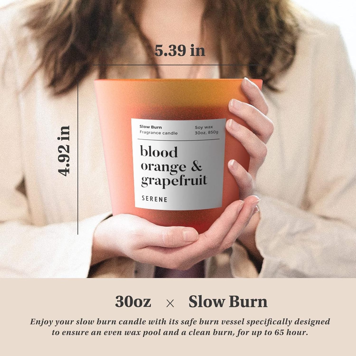 Factory Directly Supply Huge Jar Scented Candle with Three Cotton Wicks Eco-friendly Big Candle Scent extra large candle jar