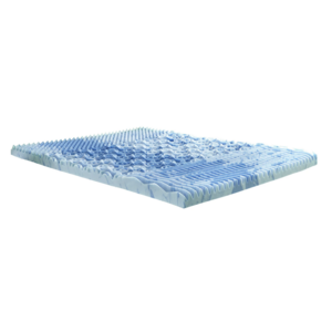 3" Cooling Memory Foam Gel Mattress Topper with 5 Zone  Foam With Bamboo Fabric Cover King Twin