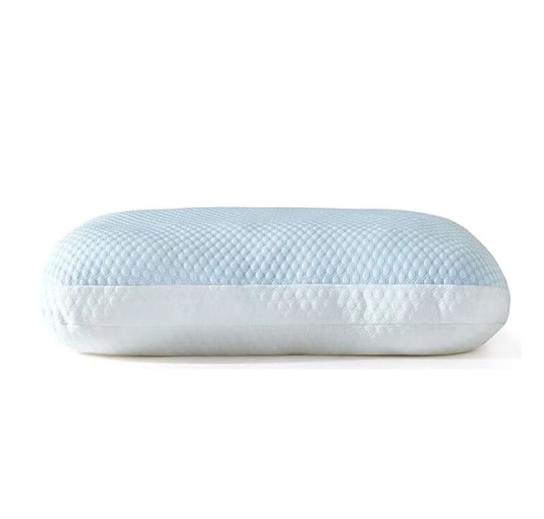 Dual-Sided Adjustable Soft Cooling Pillow Chill Pillow for Hot Sleepers, Heat Reducing Pillow with Shredded Memory Foam Filling