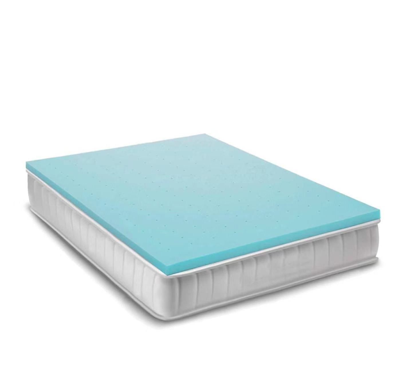 3 Inch Memory Foam Mattress Topper Gel Infused Ventilated Soft King Mattress Pad Bed Toppers for Back Pain CertiPUR-US Certified