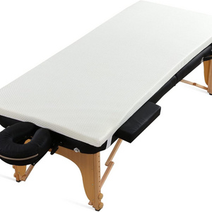 Memory Foam Lash Bed Topper with Removable Cover, Massage Table Mattress Topper with Elastic Bands, Non-Slip Lash Bed