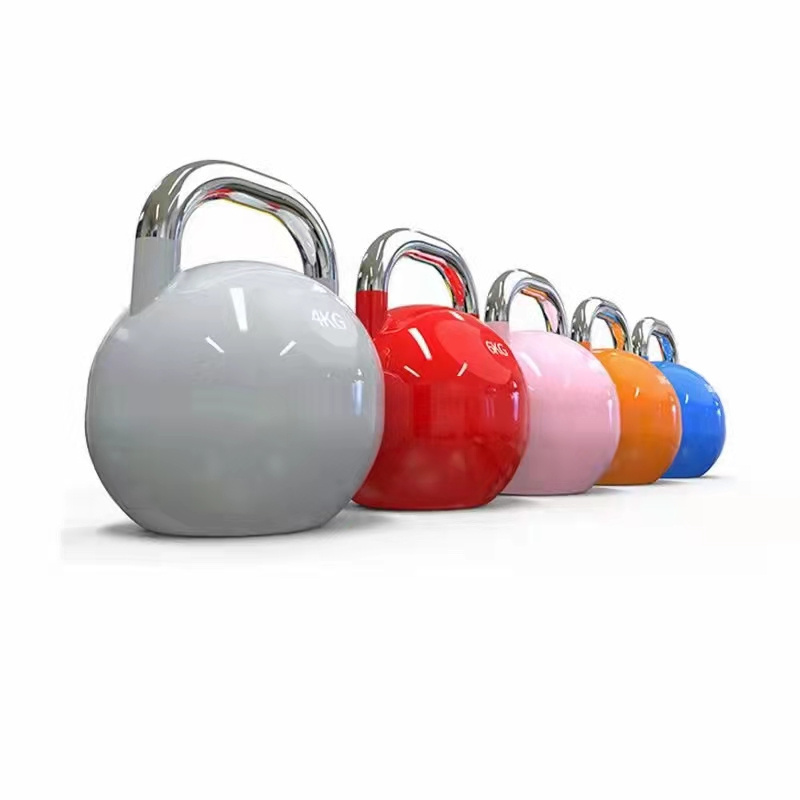 OEM home Use Custom Logo Colored  Weight Pvc Coated Competition Adjustable Kettlebell