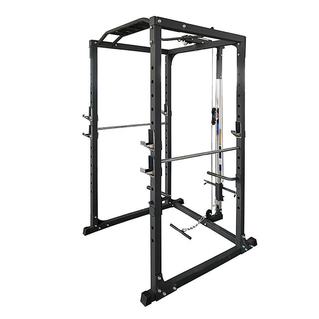 Gym Home Equipment All In One Power Cage Cable Crossover Multi Functional Trainer Power Rack Squat Rack