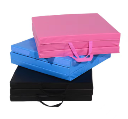 Quality Wholesale ExerciseMulti-functional Fitness  Pvc Foldable 3 Folds Gym Mat Gymnastics Crash Landing Mats