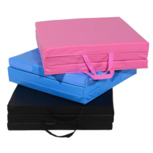 Quality Wholesale ExerciseMulti-functional Fitness  Pvc Foldable 3 Folds Gym Mat Gymnastics Crash Landing Mats