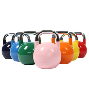 high quality 20lb 40lb cast iron kettlebell with customized logo and color