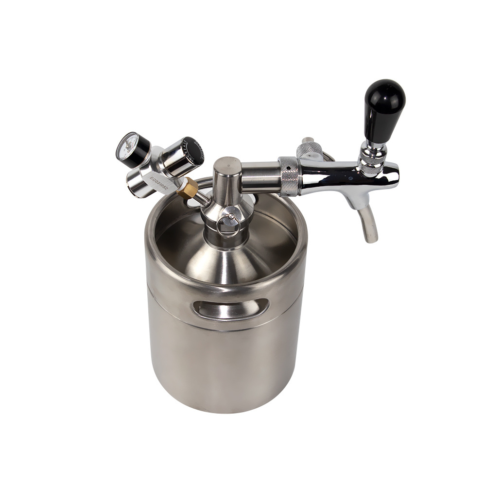 portable beer growler tap for 2L mini keg