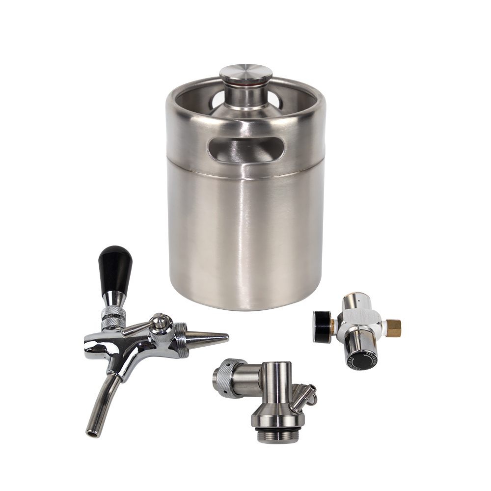 portable beer growler tap for 2L mini keg