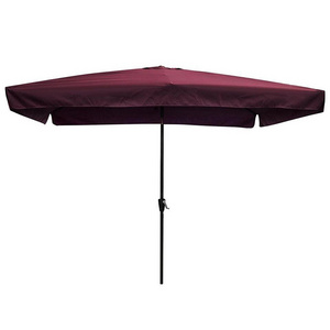 2023High Quality Custom Outdoor Parasol Rectangular Market Sunshade Patio Umbrella