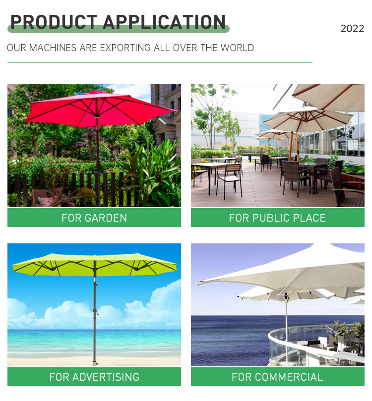 Sun Umbrella Outdoor Beach Sombrilla Garden Umbrella Parasol