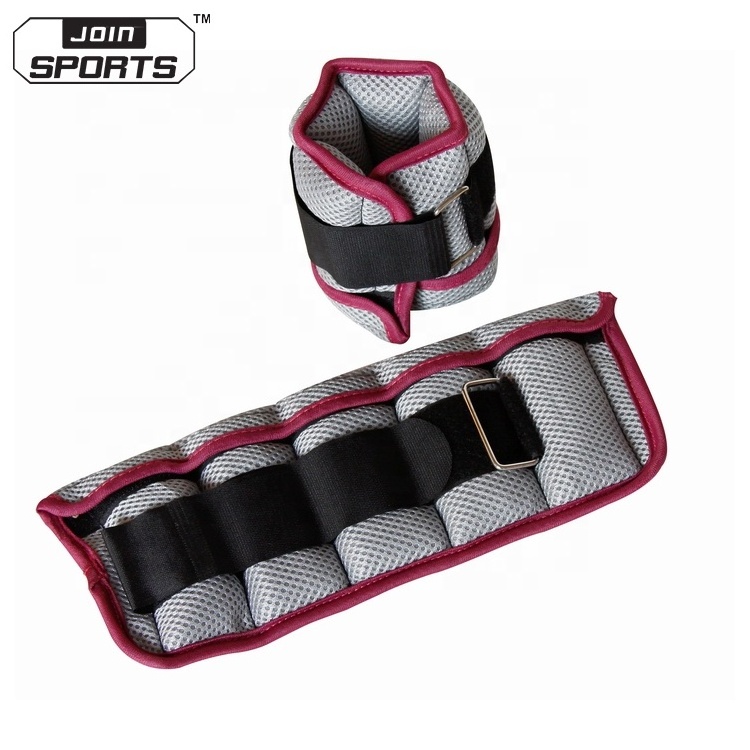 0.5KG/1.0KG/1.5KG/2KG neoprene workout sandbag adjustable wrist and ankle weights