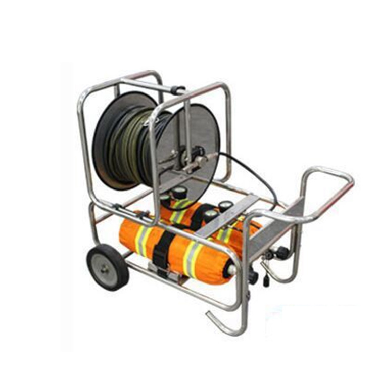 Portable security 6.8L cylinder fire long tube trolley scba  on sale