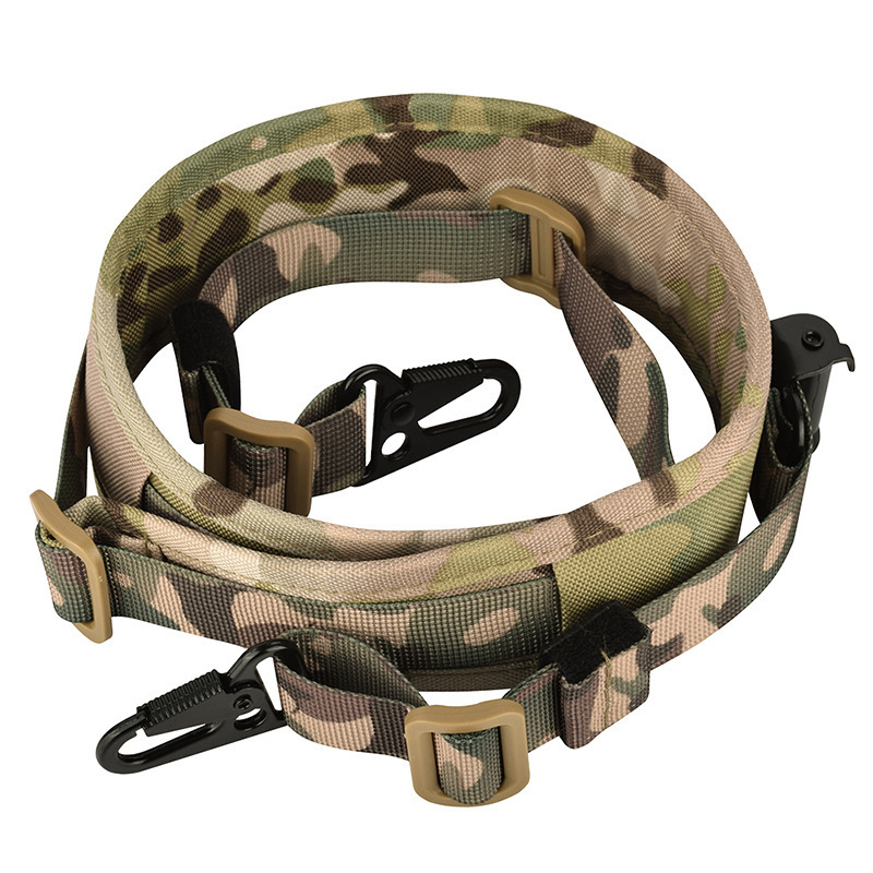 Tactical Sling Quick Adjust With Hk Hook,Shoulder Pad Sling Ar Sling For Hunting And Outdoor Keychain