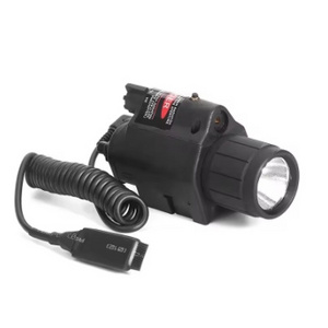 High Quality Red Laser Sight And Led Flashlight With 20mm Mount Flash Light Combo