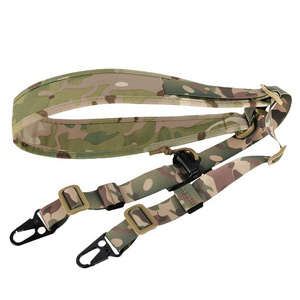 Tactical Sling Quick Adjust With Hk Hook,Shoulder Pad Sling Ar Sling For Hunting And Outdoor Keychain