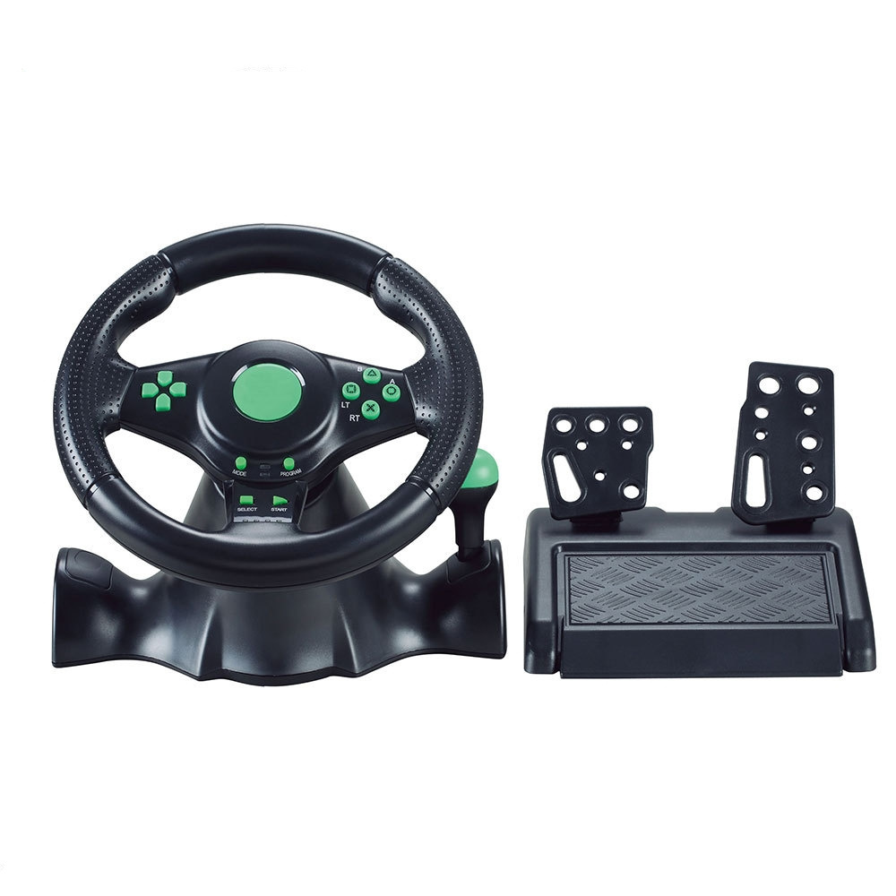 Gaming Racing Steering Wheel 180 degree Steering Wheel With Pedal And Gear for PS4/XBOX ONE/PS3/PC/SWITCH/PC 360/ANDROID