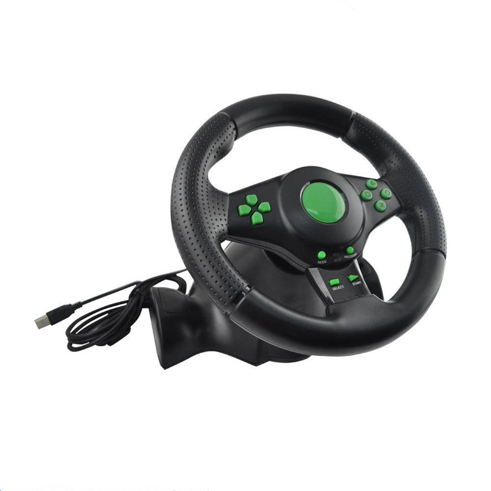 Gaming Racing Steering Wheel 180 degree Steering Wheel With Pedal And Gear for PS4/XBOX ONE/PS3/PC/SWITCH/PC 360/ANDROID