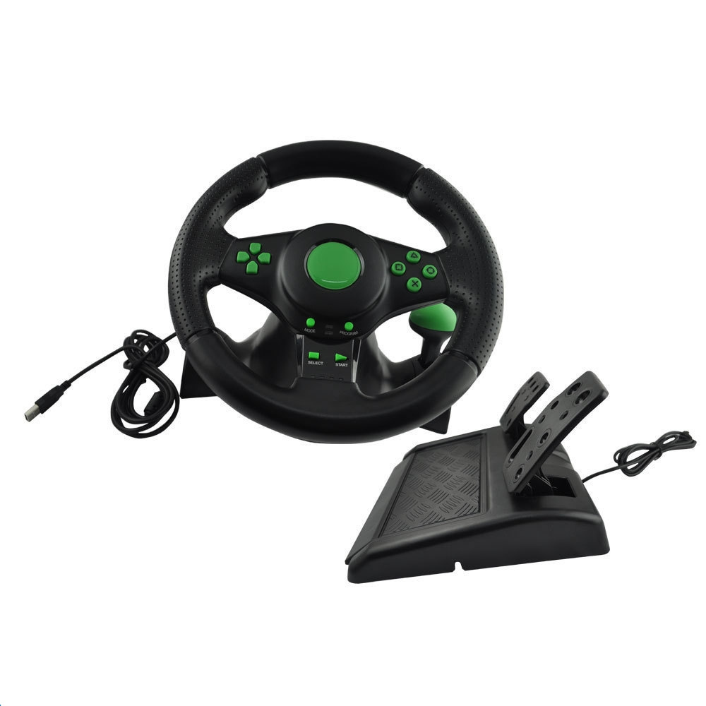 Gaming Racing Steering Wheel 180 degree Steering Wheel With Pedal And Gear for PS4/XBOX ONE/PS3/PC/SWITCH/PC 360/ANDROID