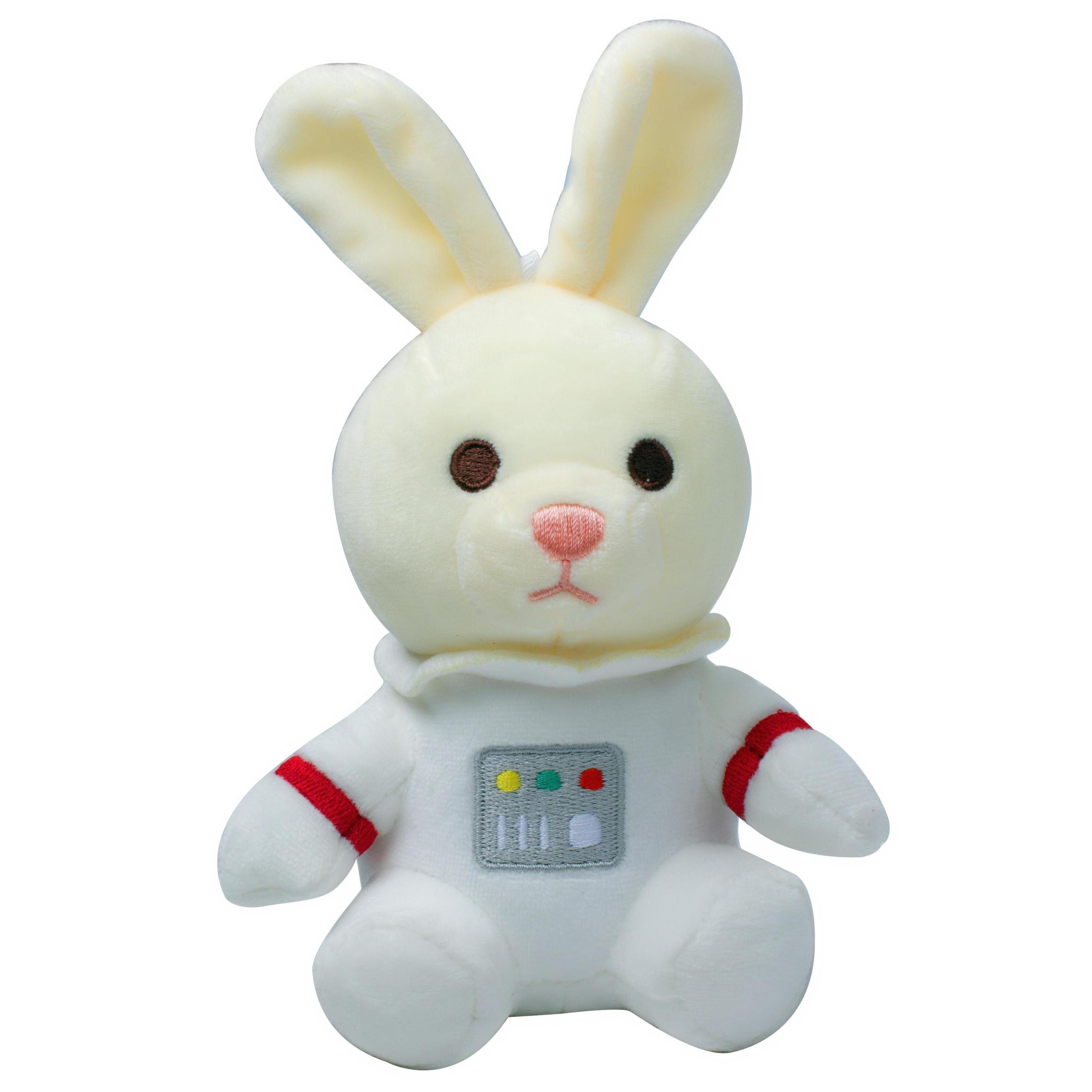 Plush Cartoon Gift little rabbit Doll Bluetooth Speaker with Plastic Key chain Pendant Wireless Bluetooth Speaker