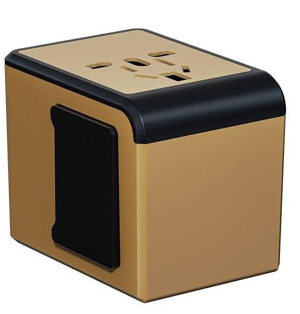 Novel design USB International Travel Adapter With mobile phone charger 3600MA 3USB 1Type-C Travel Charger Station