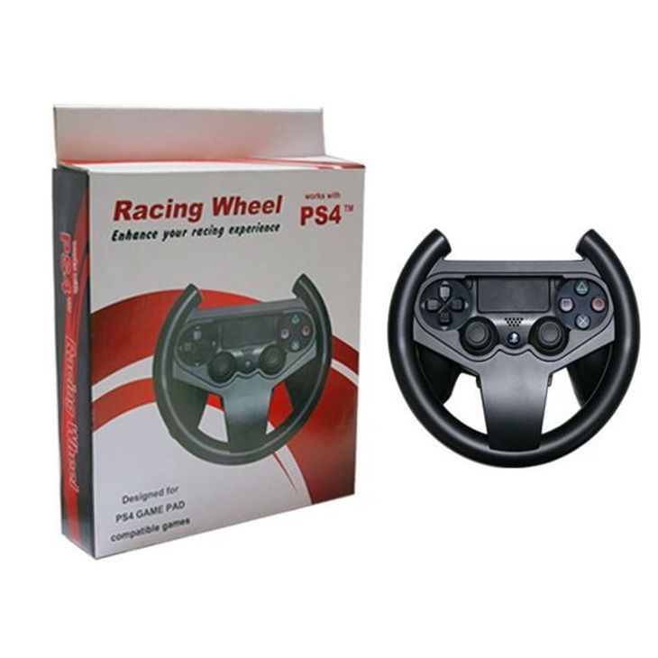 For PS4 Gaming Racing Steering Wheel For PS4 Games Remote Controller Racing Steering Wheel Driving Gaming Handle