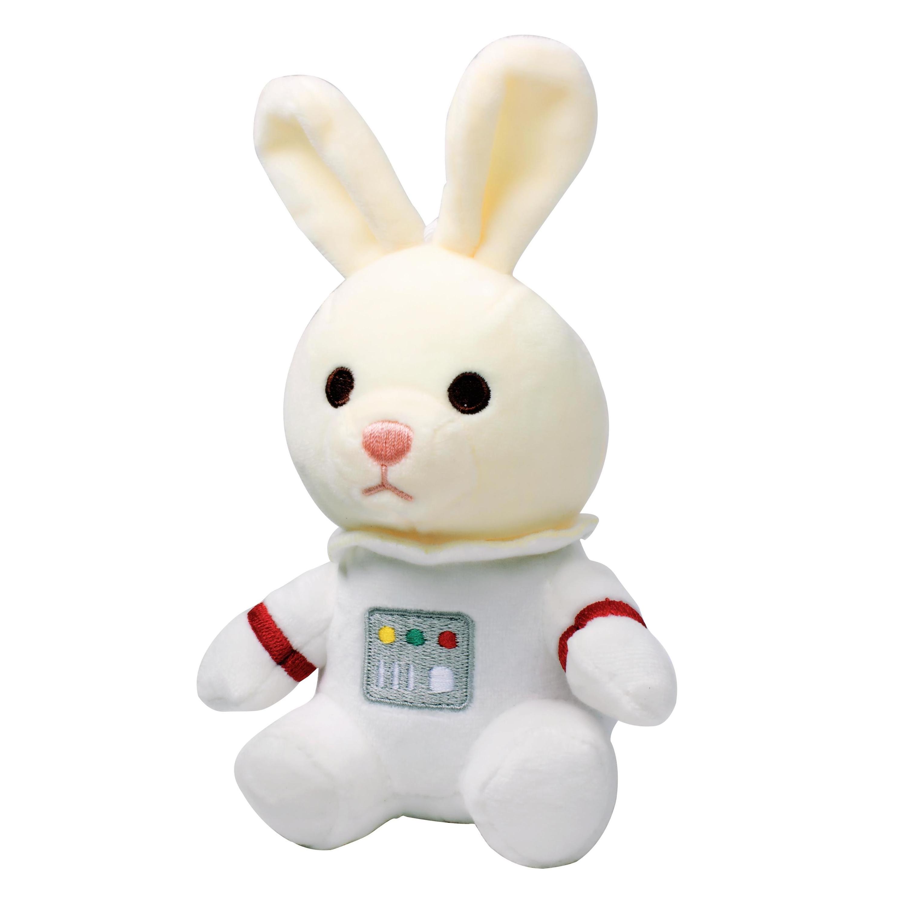 Plush Cartoon Gift little rabbit Doll Bluetooth Speaker with Plastic Key chain Pendant Wireless Bluetooth Speaker