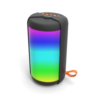 Mini Portable Wireless USB Rechargeable Outdoor Active Deep Bass Speaker With Flashing LED