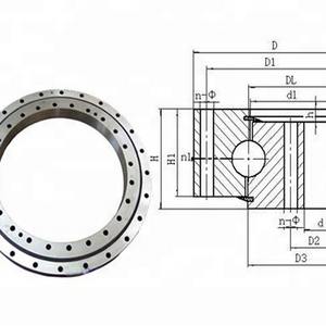 011.20.200  Slewing Drive Bearing Outer Gear Turntable Slewing Bearing For Excavator