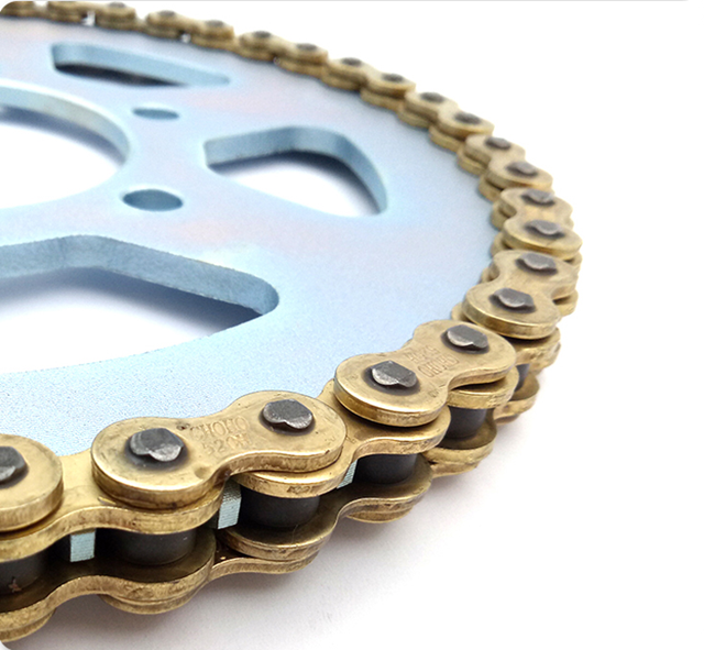 Custom Colored Motorcycle Chain 428 428h Roller Chain with Roller Chain Sprocket