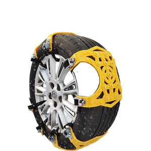 Car Universal TPU Tire Snow Chains Anti-Slip Belt Safe Driving Winter Wheels Snow Chains For SUV Auto Accessories