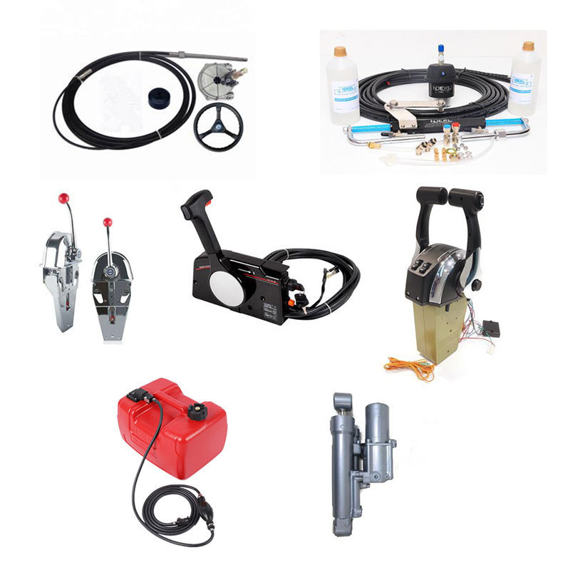 Diesel outboard motor remote control/power trim tilt/Hydraulic steering wheel general marine parts for boat engine