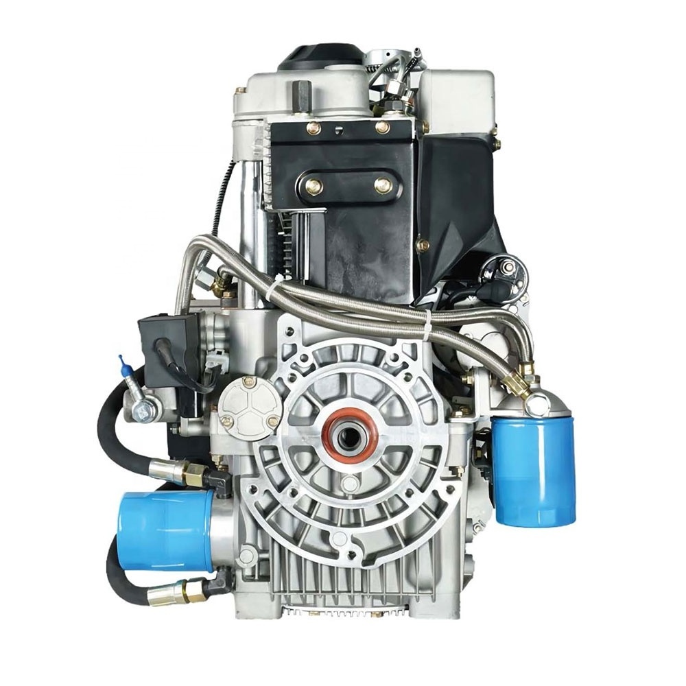Hot sale 3000rpm /3600 rpm Air-cooled 4 Stroke 2 cylinder 15 kW 20 HP ...