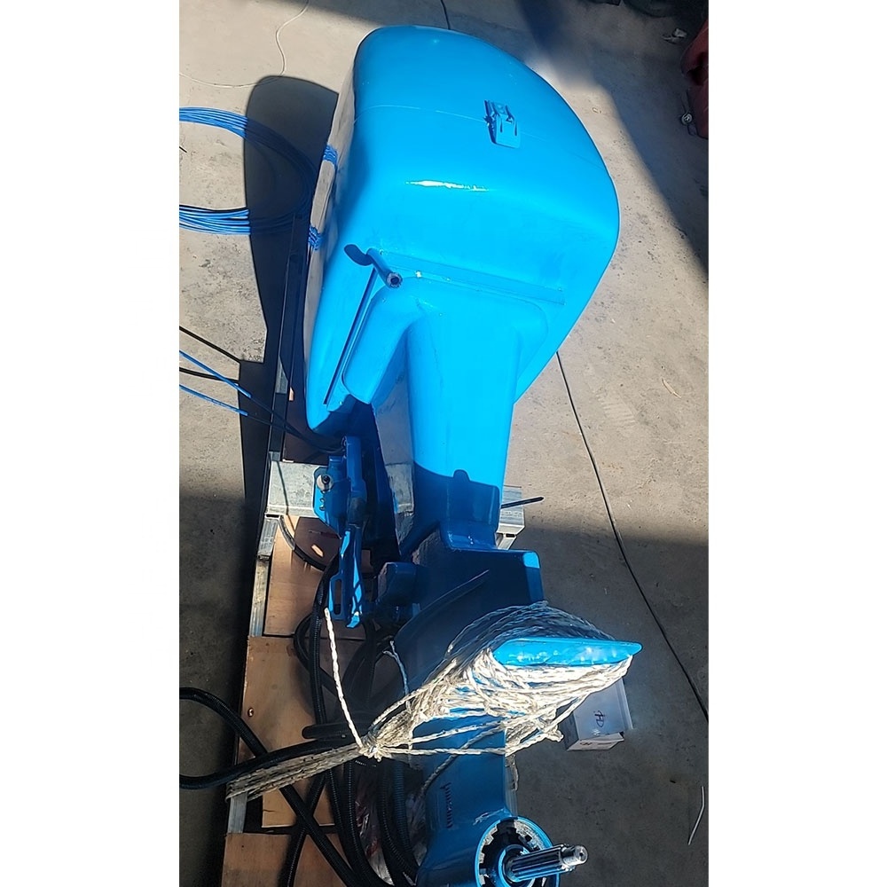 Wholesale price 90 hp 67.5kw 1500CC Electric Start 4 cylinder water cooled  diesel outboard motor with long leg