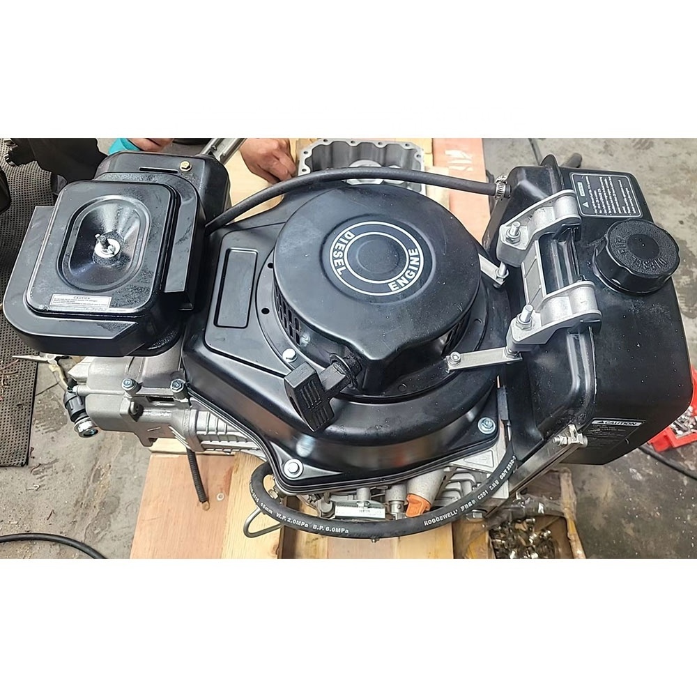 456cc 8.2HP 9.8HP  Air-cooled 4 cycles Single Cylinder  Vertical Shaft small Diesel engine