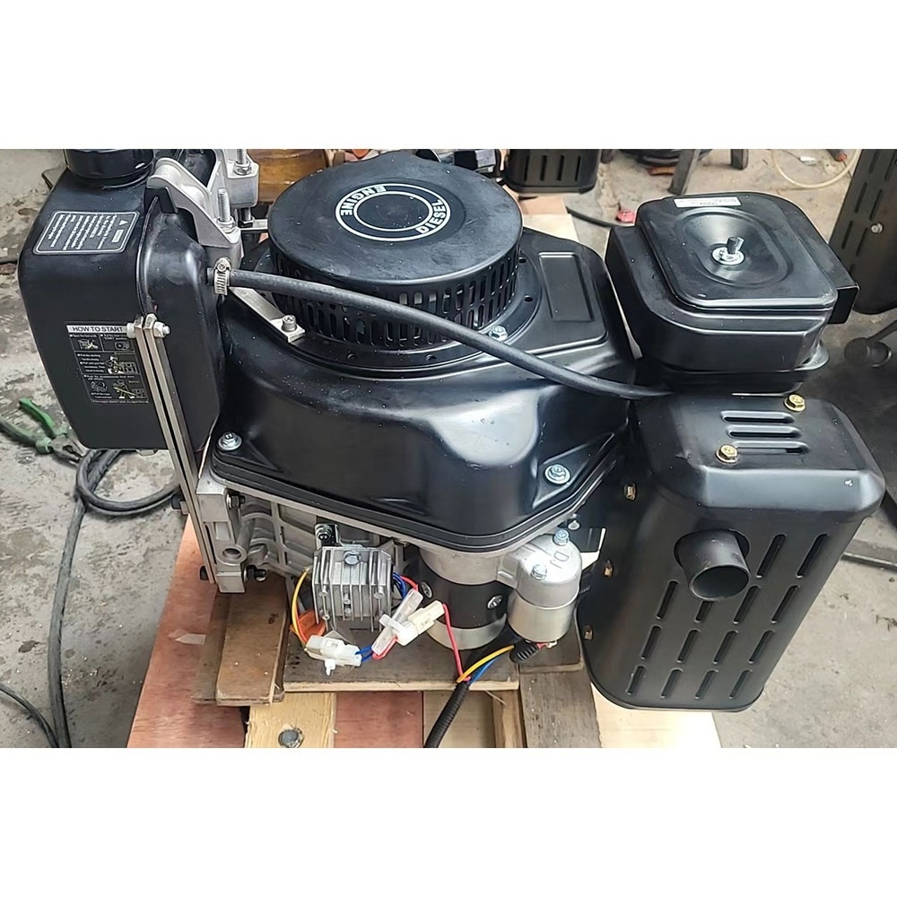 456cc 8.2HP 9.8HP  Air-cooled 4 cycles Single Cylinder  Vertical Shaft small Diesel engine