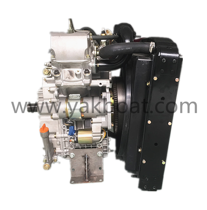 16 KW20 hp water-cooled diesel engine Two-cylinder Small Marine Diesel Engine