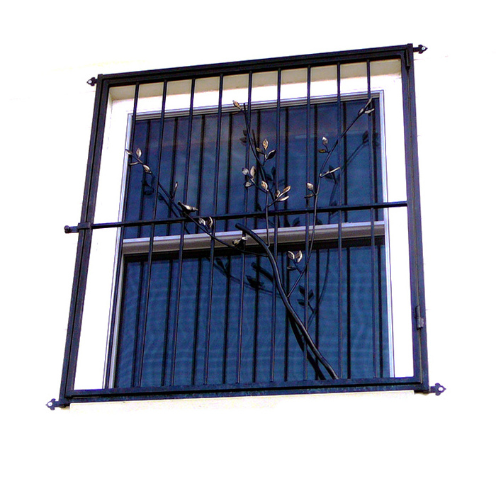 High Quality Wrought Iron Window  Grills Decor,Paint Iron Window Grill