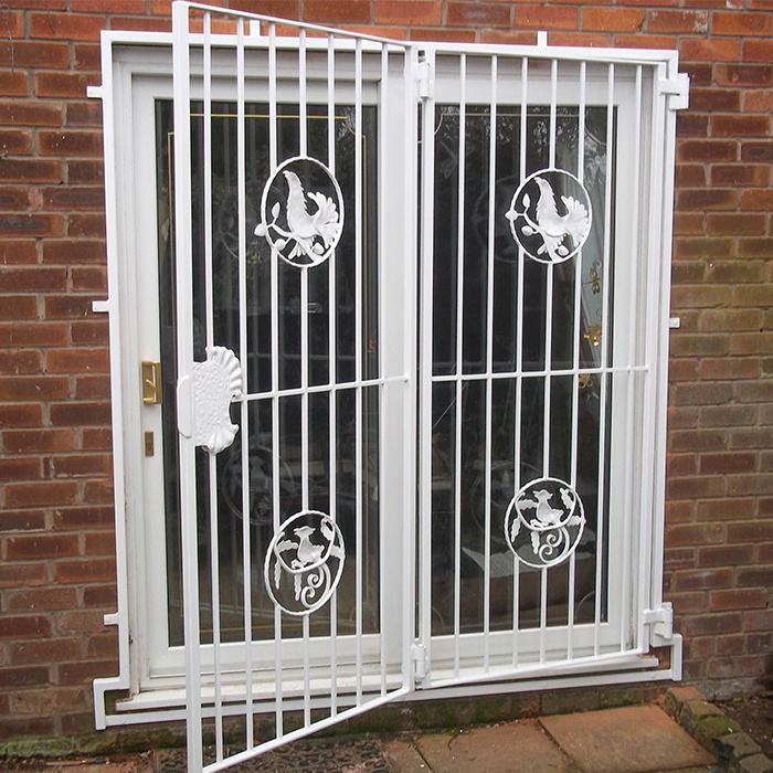 High Quality Wrought Iron Window  Grills Decor,Paint Iron Window Grill