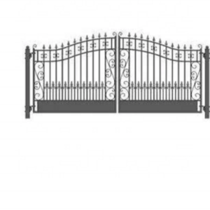 Modern House Wrought Iron Main Gates Designs Simple Gate Electric Sliding Driveway gate